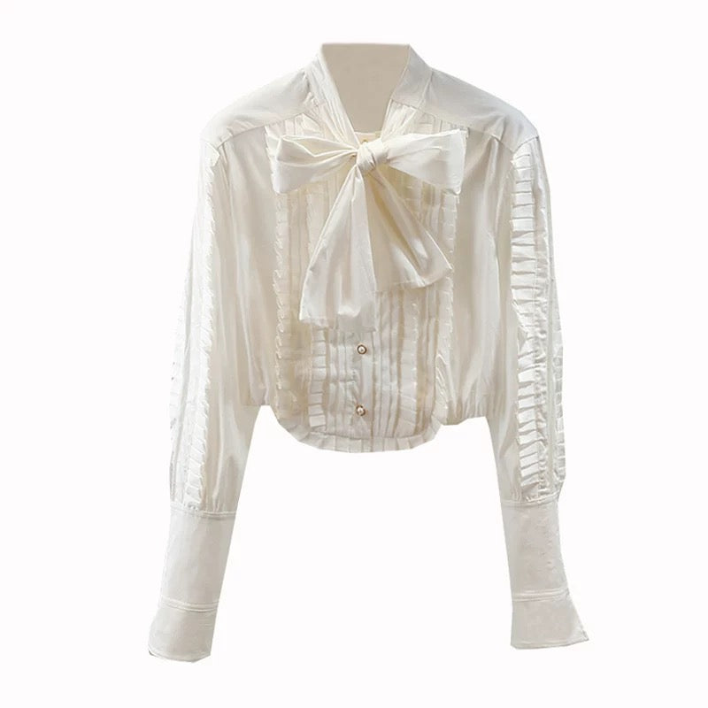Grand Bow Statement Blouse 00156