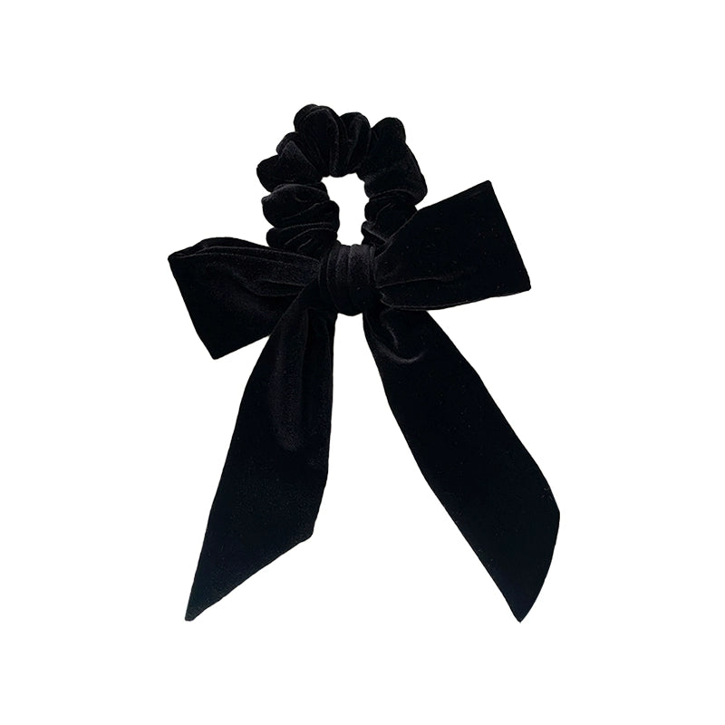 Black Velvet Hair Tie 00003