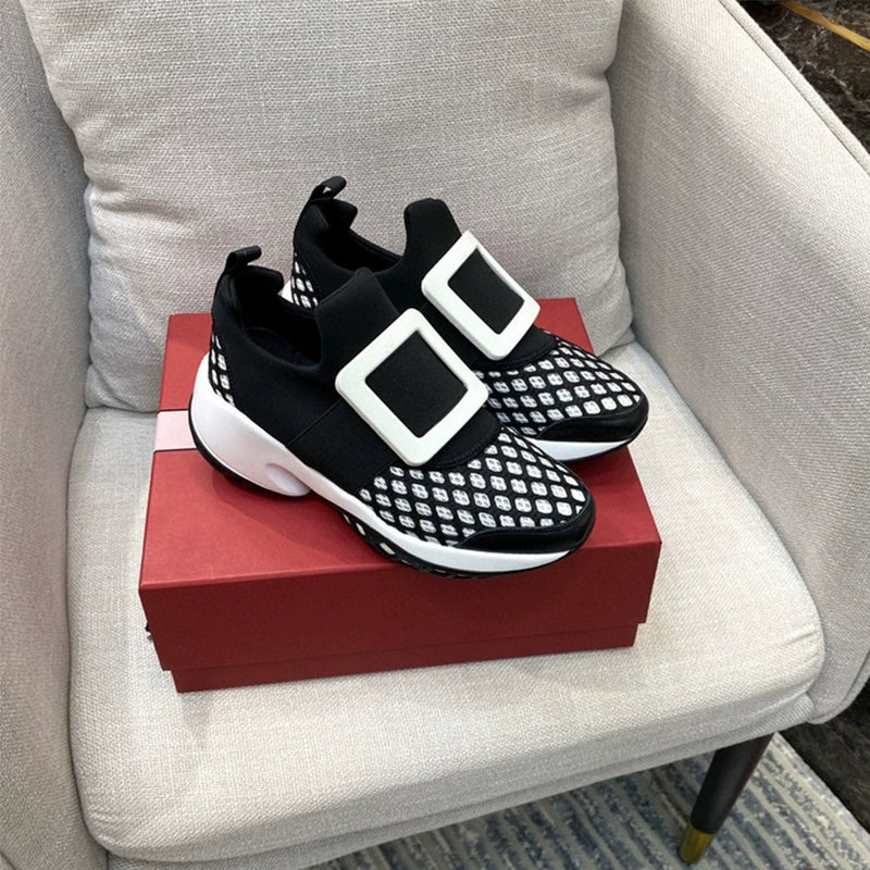 Crystal Buckle Sneakers 00369