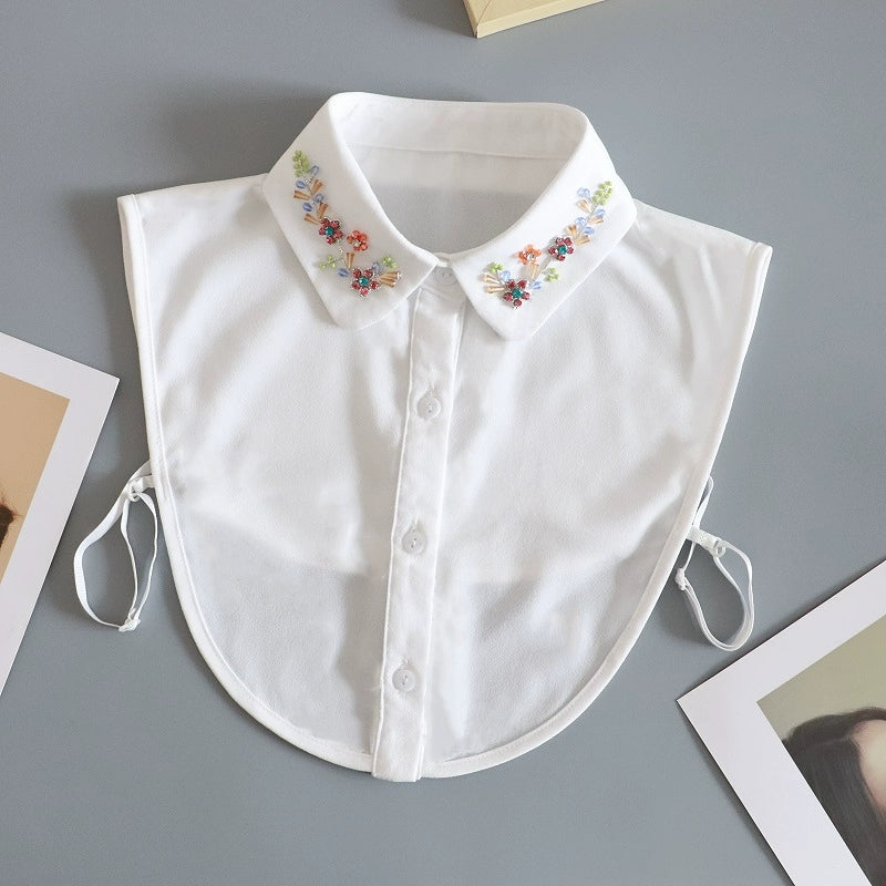 Collar with Floral Jewel 00074