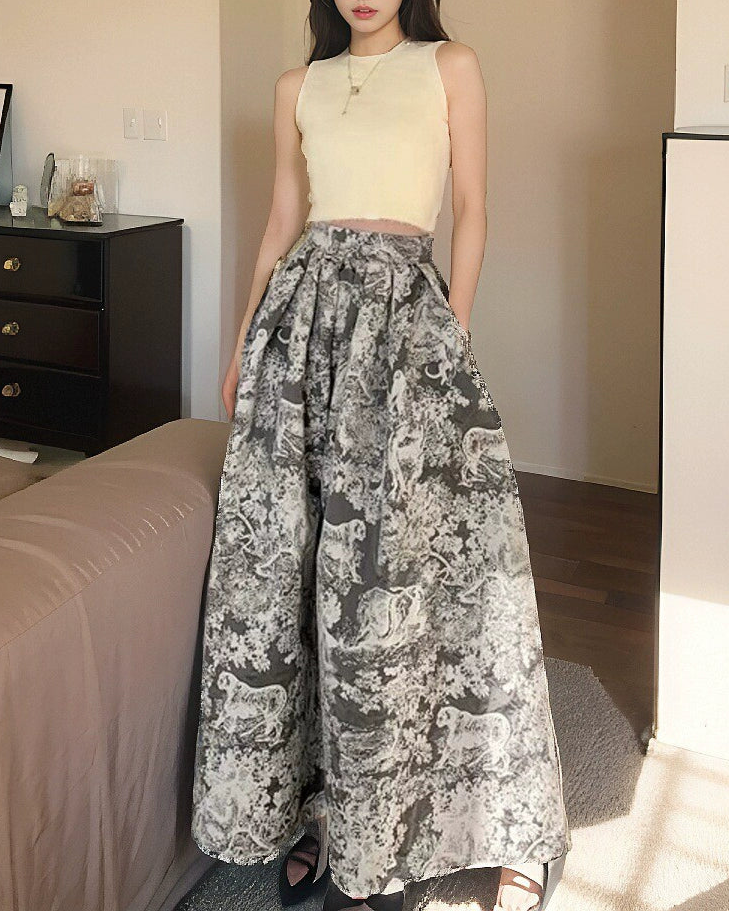 Toile de Noir Skirt 00393