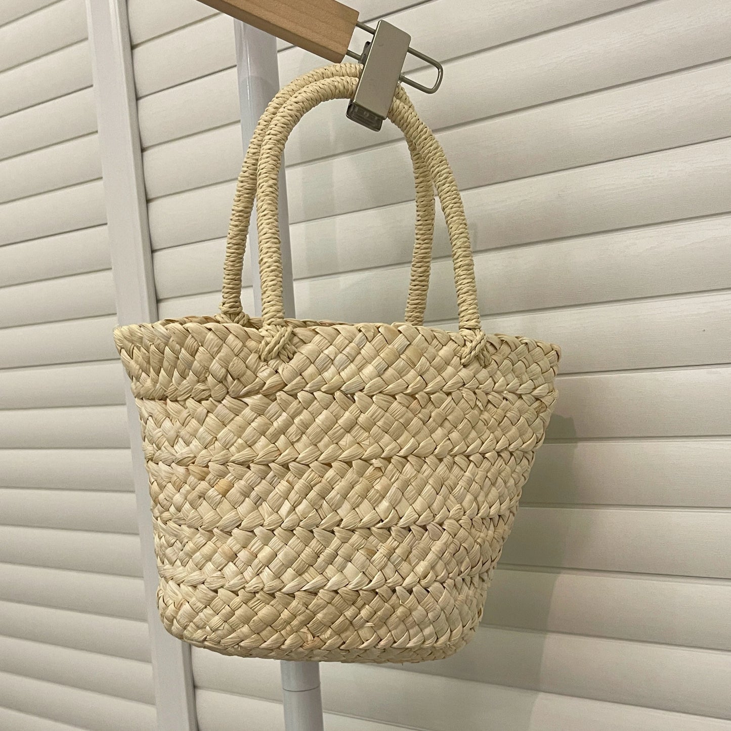 Small Basket Bag with Bow 00056