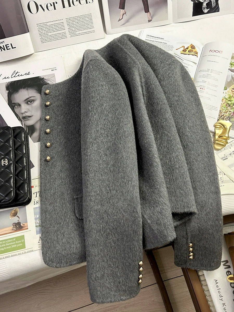 Charcoal Elegance Jacket 00365
