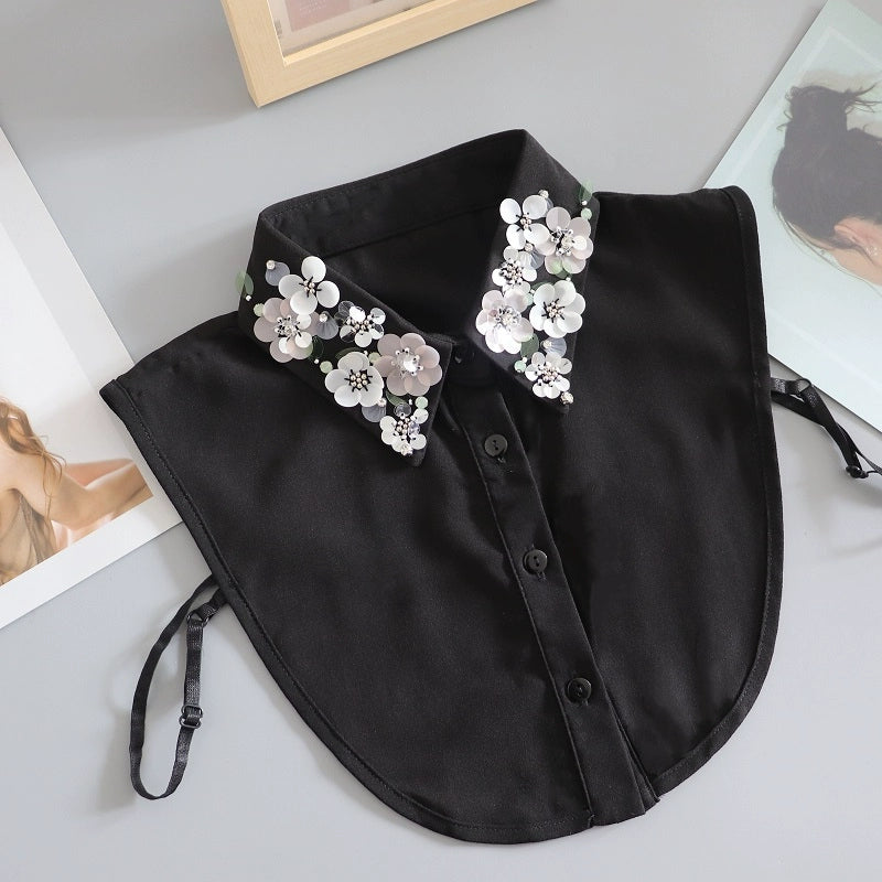 Floral Spangle Collar 00077