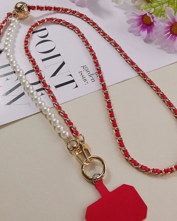 Pearl Chain Phone Strap 00529
