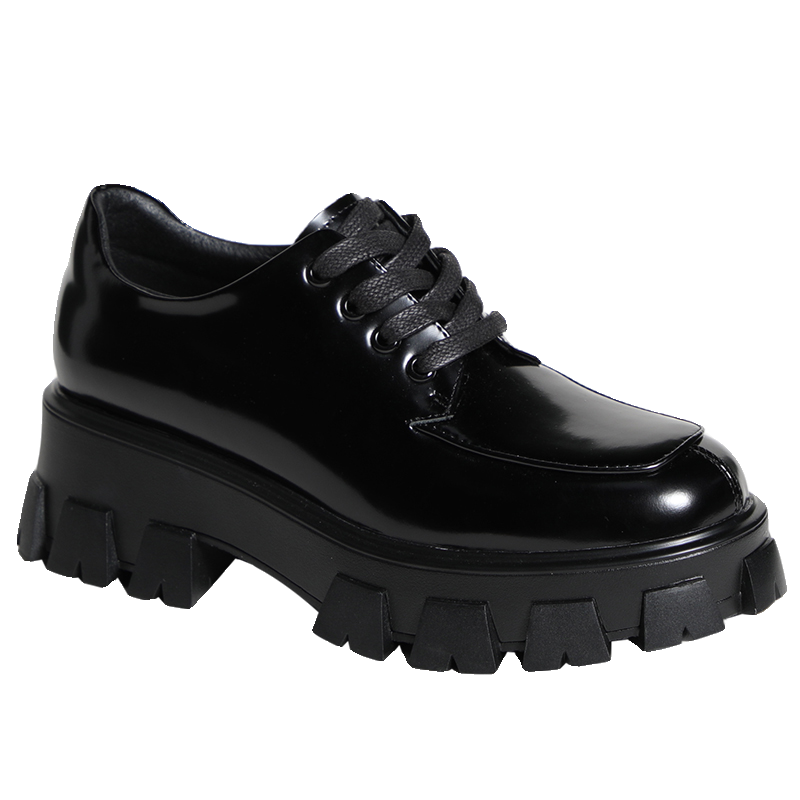 Glossy Shunky Loafers 00371