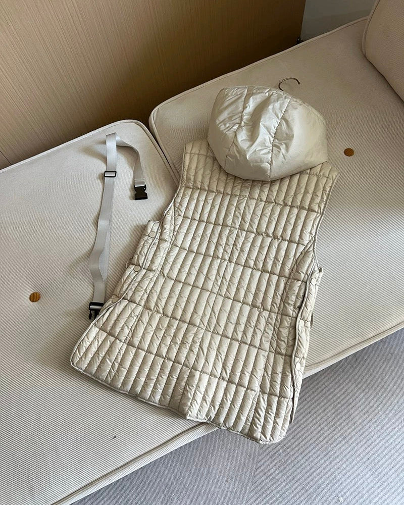 Quilted Down Puffer Vest 00527