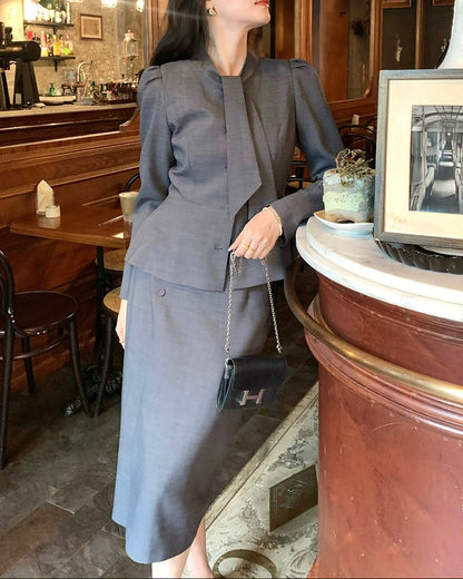 Cross Waist Tailored Jacket 00410