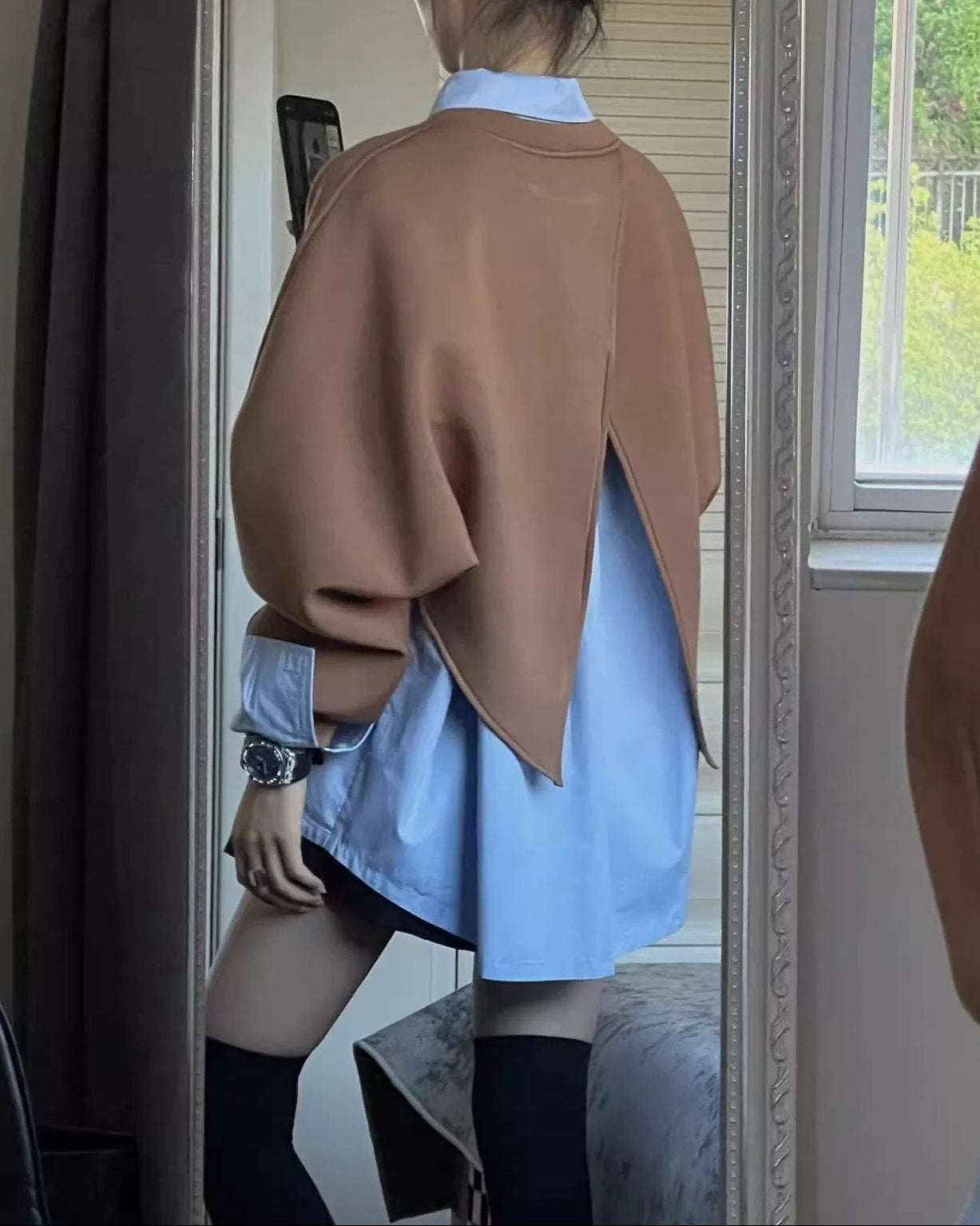 Asymmetric Cross Sweatshirt 00458