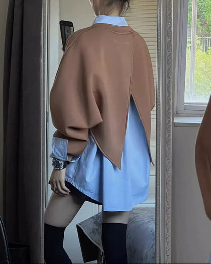 Asymmetric Cross Sweatshirt 00458