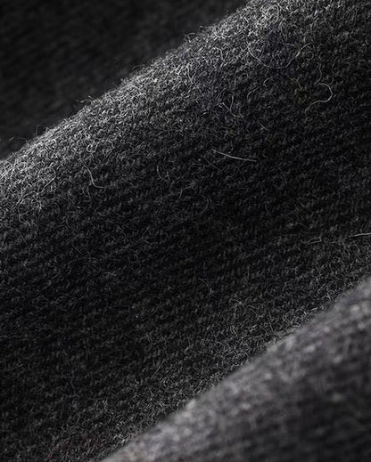 Elegant Wool Ribbed Knit Dress 00468