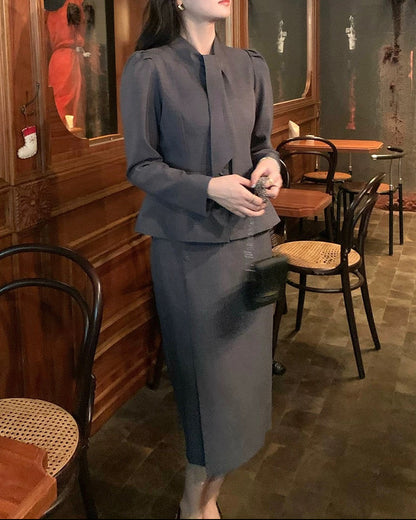 Cross Waist Tailored Jacket 00410