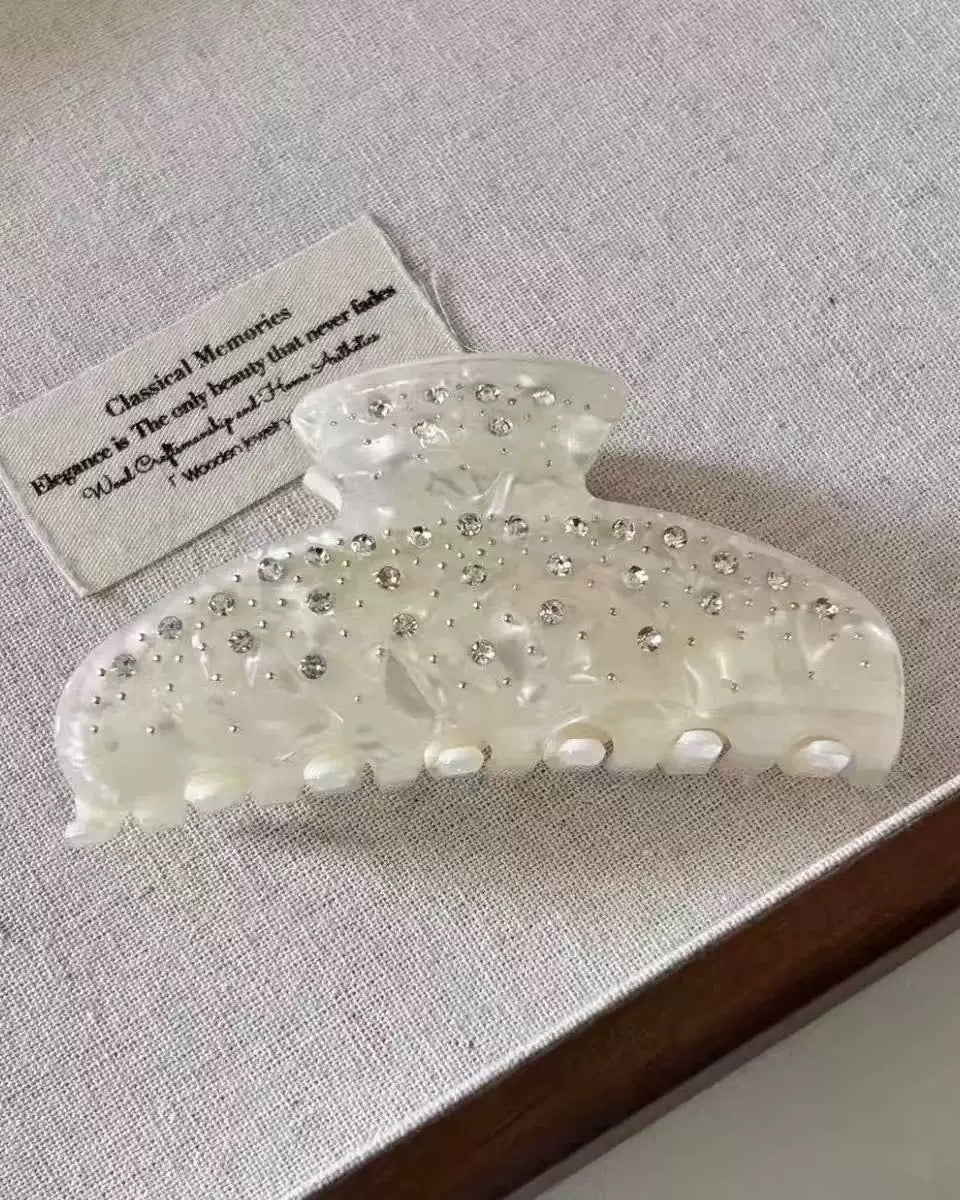 Crystal Shell Hair Clip 00434
