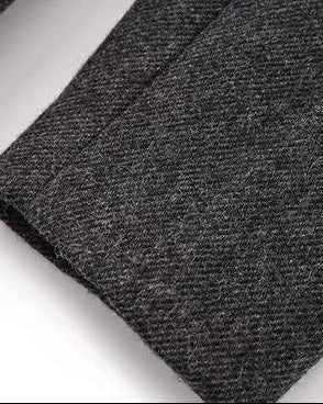 Elegant Wool Ribbed Knit Dress 00468