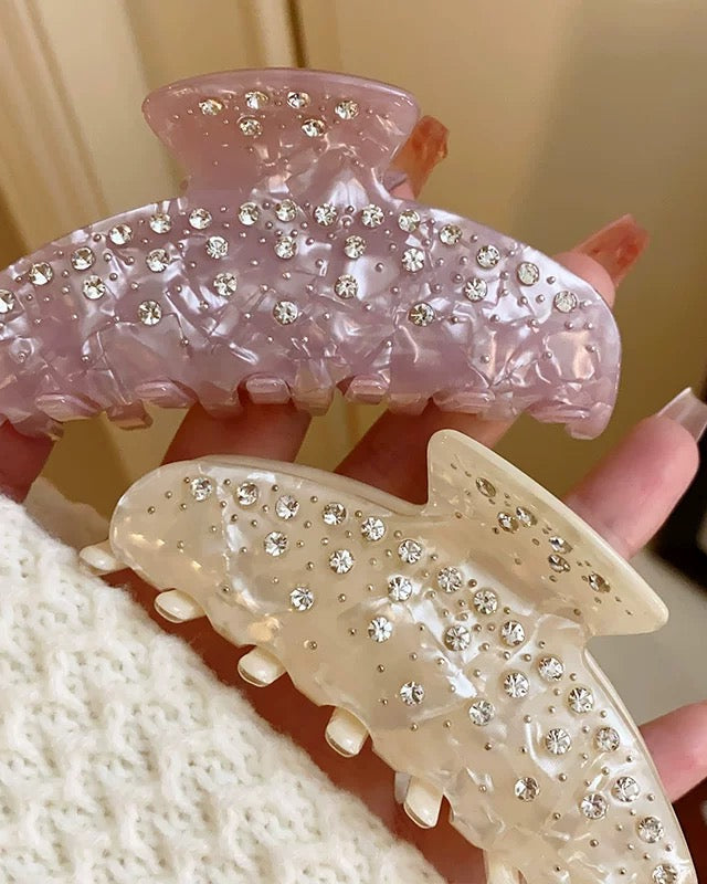 Crystal Shell Hair Clip 00434