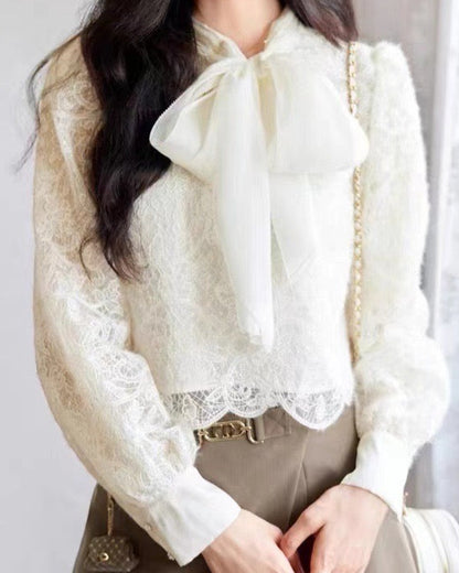 White Top with Big Bow 00025