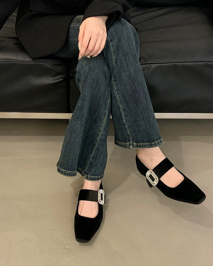 Vintage Buckle Flats 00454