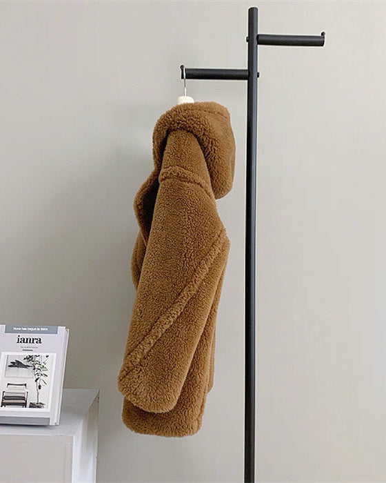 Cozy Teddy Shearling Coat 00518