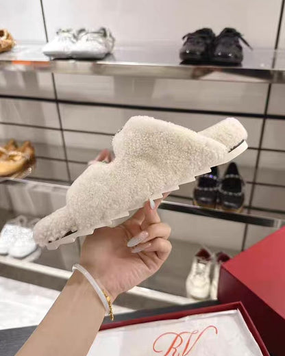 Crystal Bloom Fuzzy Slides 00504