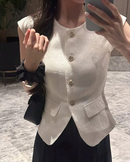 V-Cut Tailored Vest 00214