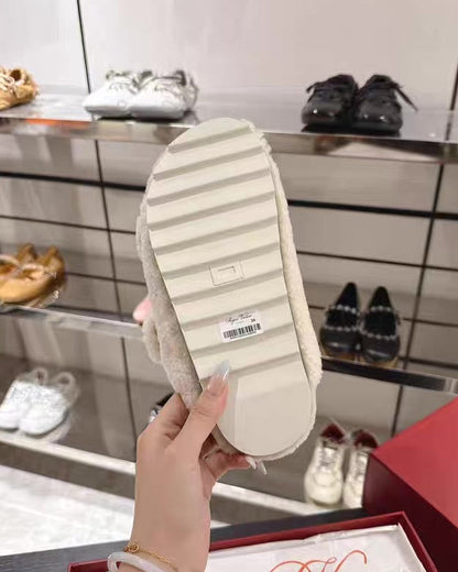 Crystal Bloom Fuzzy Slides 00504