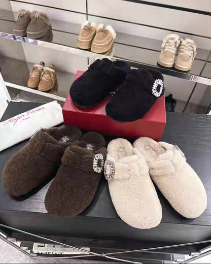 Crystal Bloom Fuzzy Slides 00504