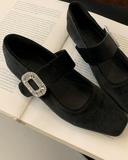 Vintage Buckle Flats 00454