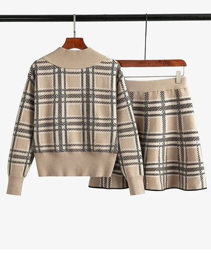 Classic Plaid Two-Piece Set 00462