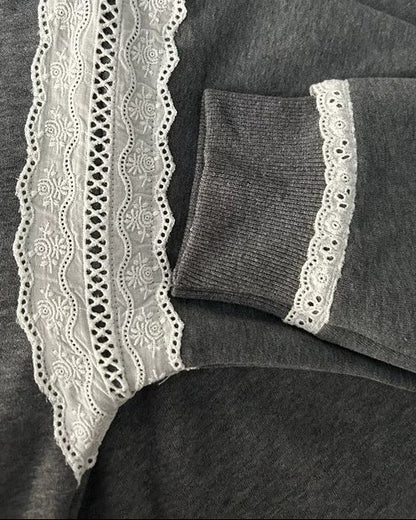 Cozy Lace Pullover 00438