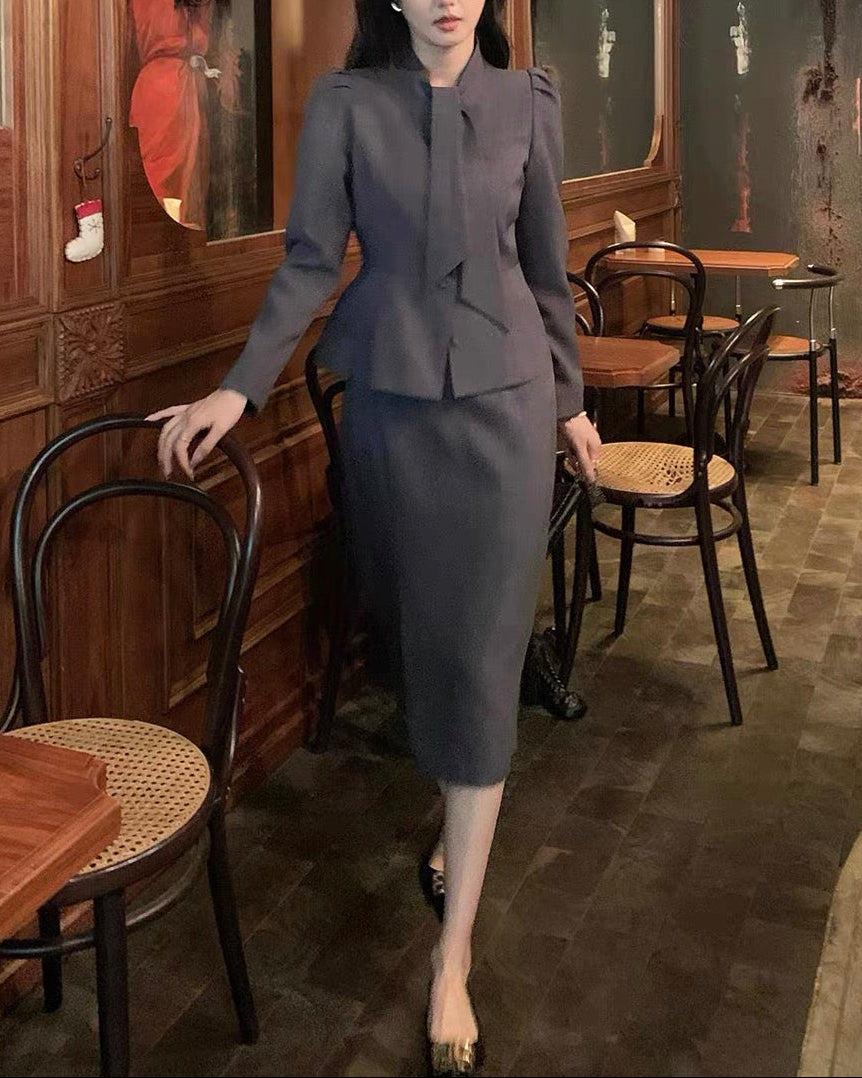 Cross Waist Tailored Jacket 00410