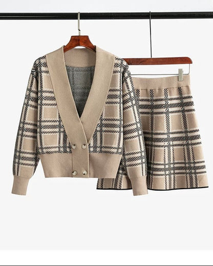 Classic Plaid Two-Piece Set 00462