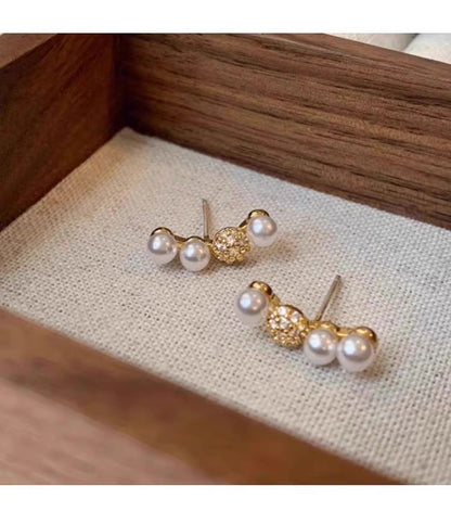 Pearl Orbit Earrings 00204