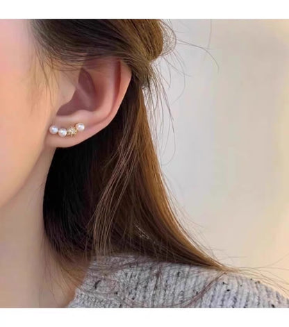 Pearl Orbit Earrings 00204