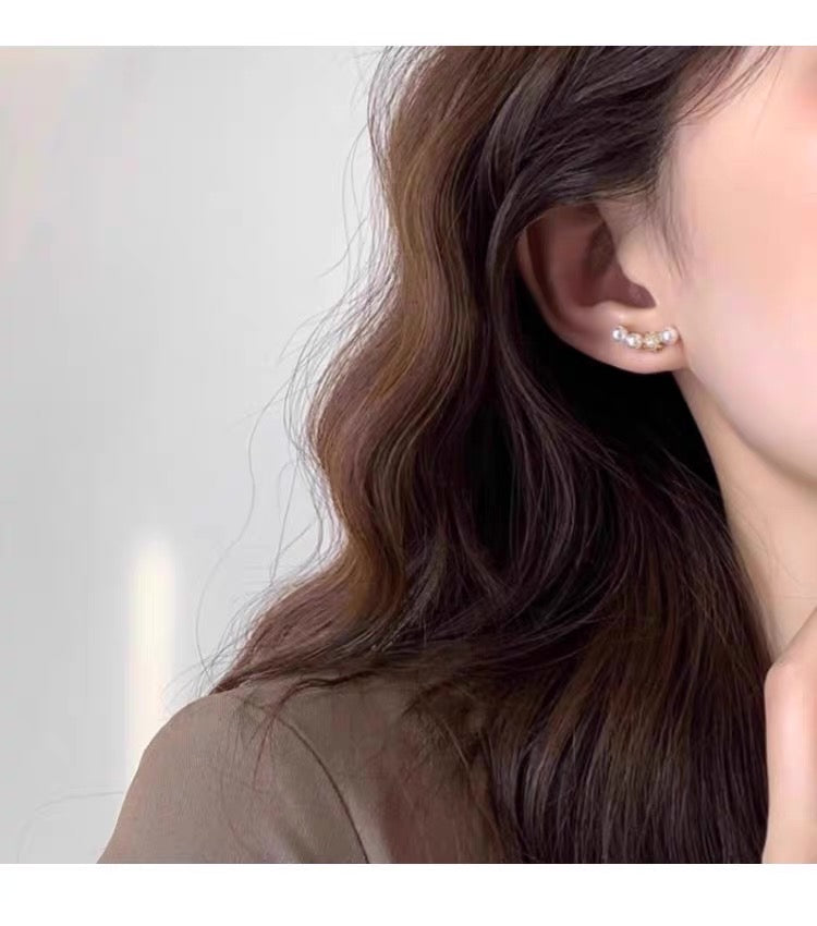 Pearl Orbit Earrings 00204