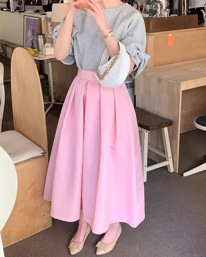 Casual Bow-Tied Sleeve Tee 00276