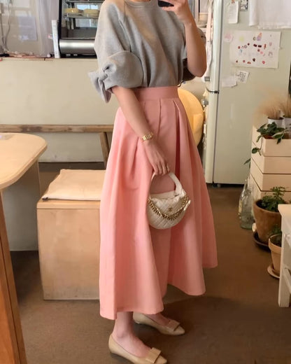 Casual Bow-Tied Sleeve Tee 00276