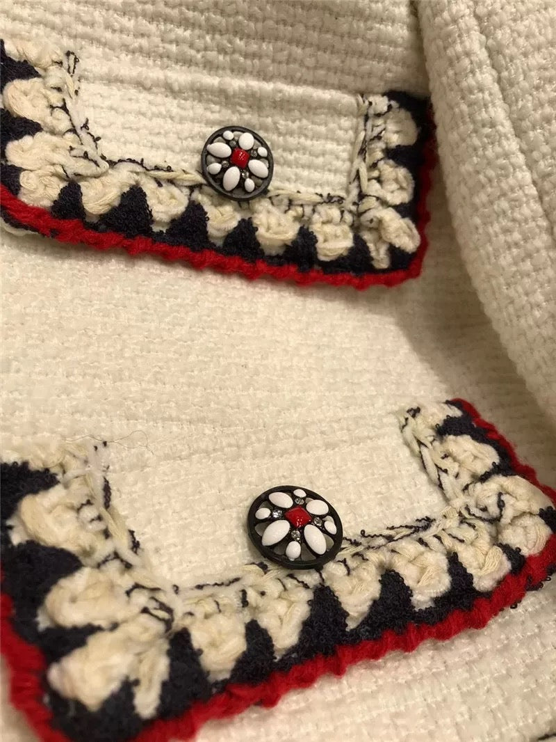Off White Tweed Jacket 00306
