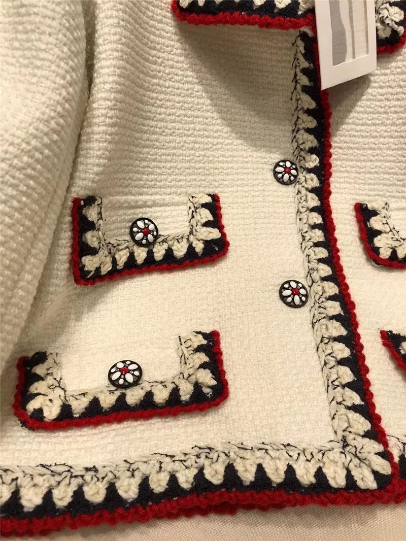 Off White Tweed Jacket 00306