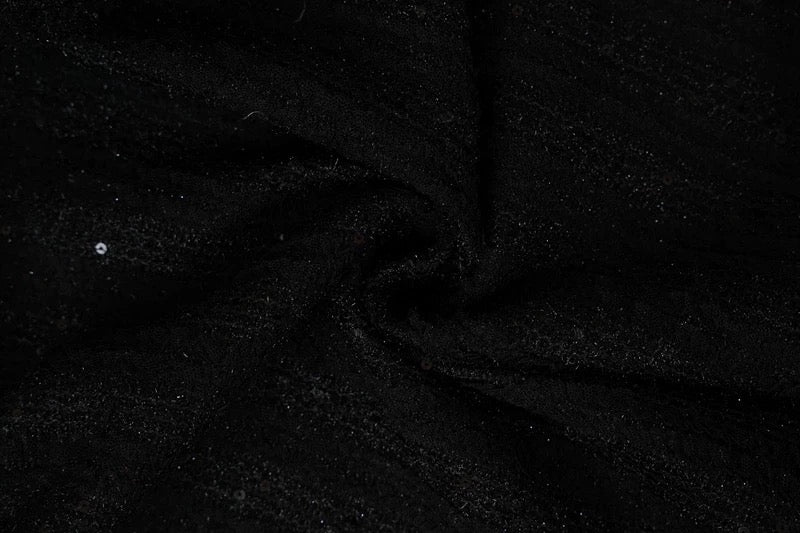 Classic Noir Tweed Jacket 00322