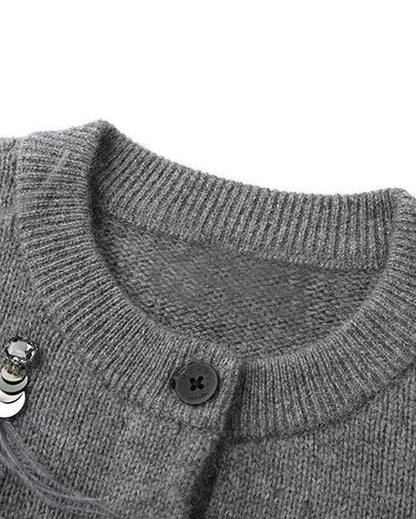 Jewel Embellished Knit Cardigan 00425