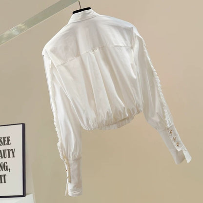 Grand Bow Statement Blouse 00156