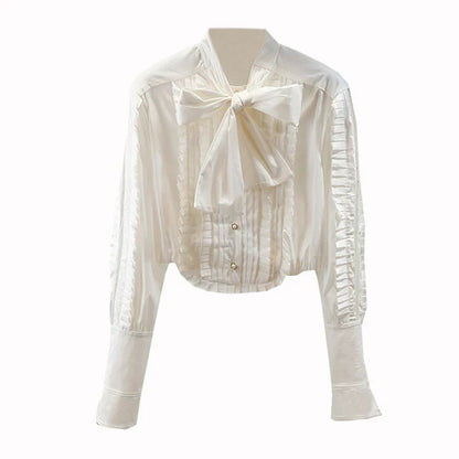 Grand Bow Statement Blouse 00156