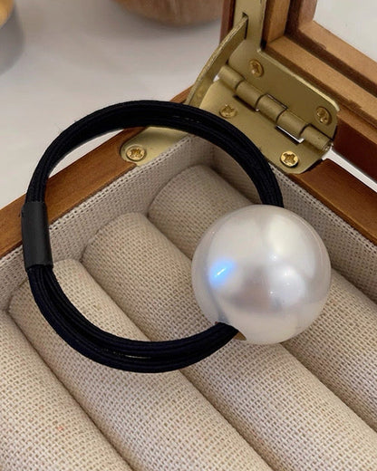 Luxe Single Pearl Hair Tie 00483