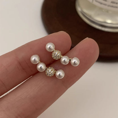 Pearl Orbit Earrings 00204