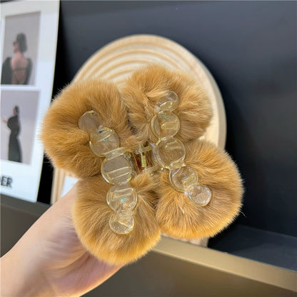 Fur Hair Clip 00126
