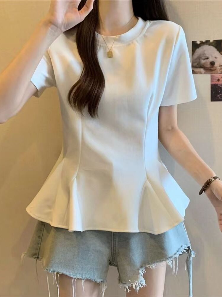 Modern Peplum T-shirt 00218