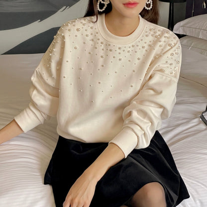 Pearl Embellished Sweatshirt 00388
