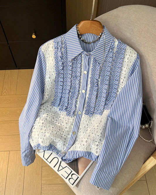 Lace Fusion Shirt 00243
