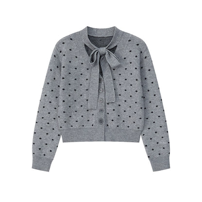 Polka Bow Knit 00341