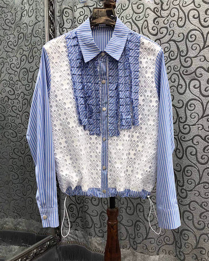 Layered Lace Shirt 00373